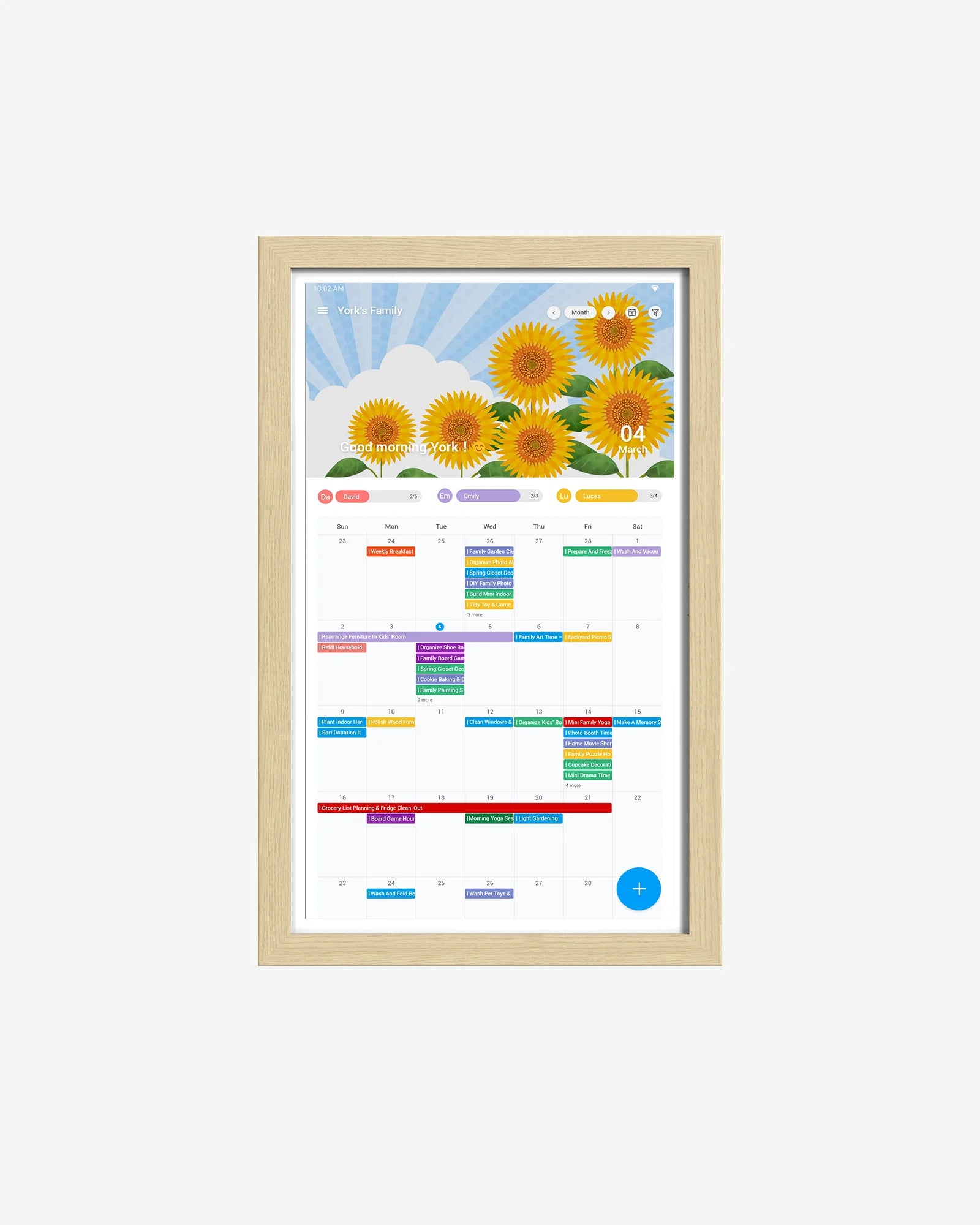 15.6" Digital Calendar