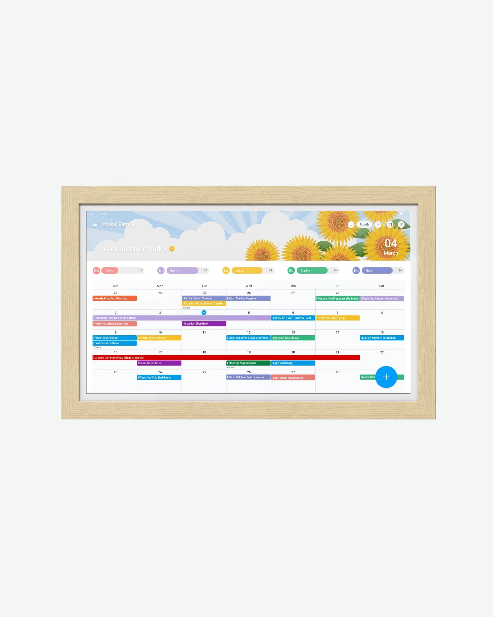 15.6" Digital Calendar