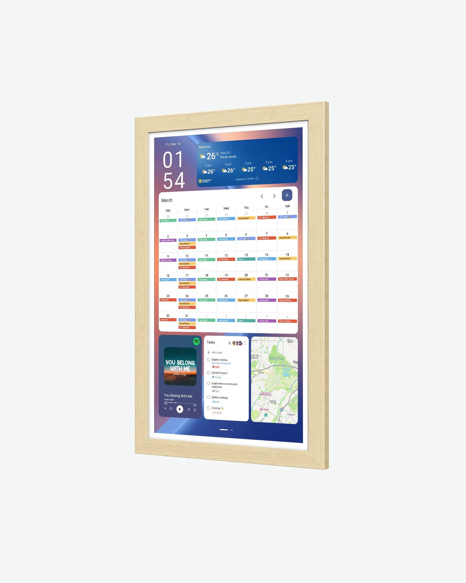 15.6" Digital Calendar