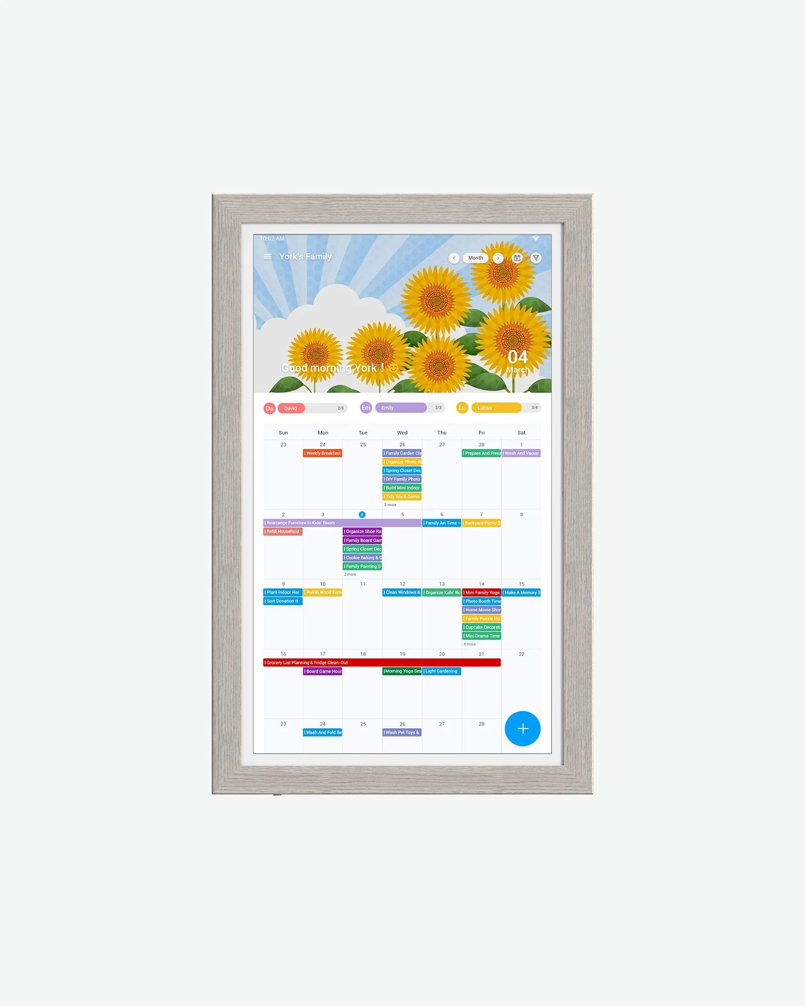 15.6" Digital Calendar