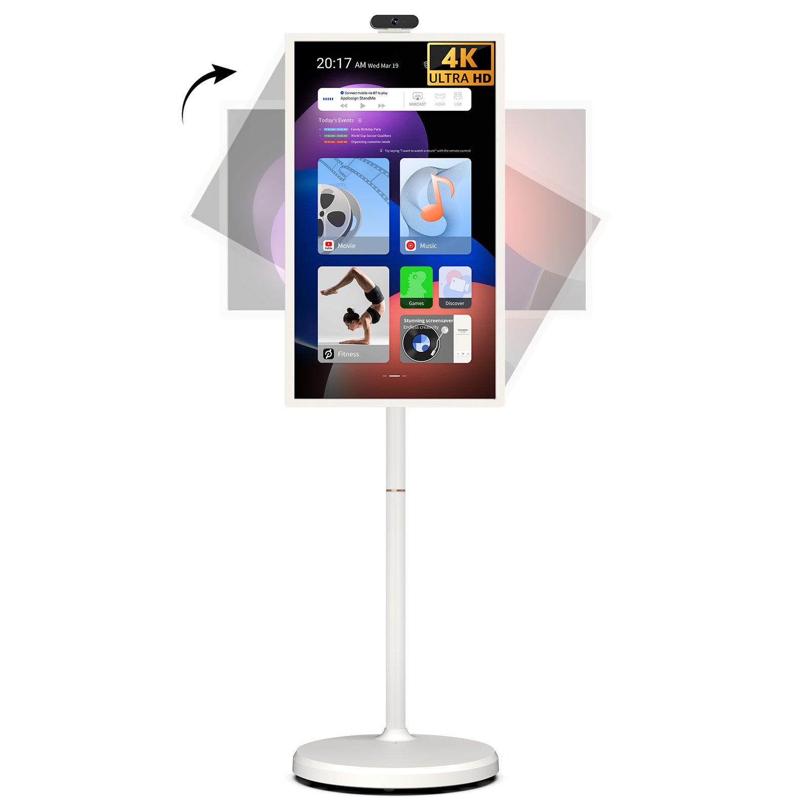 24 inch 32 inch Portable Smart TV