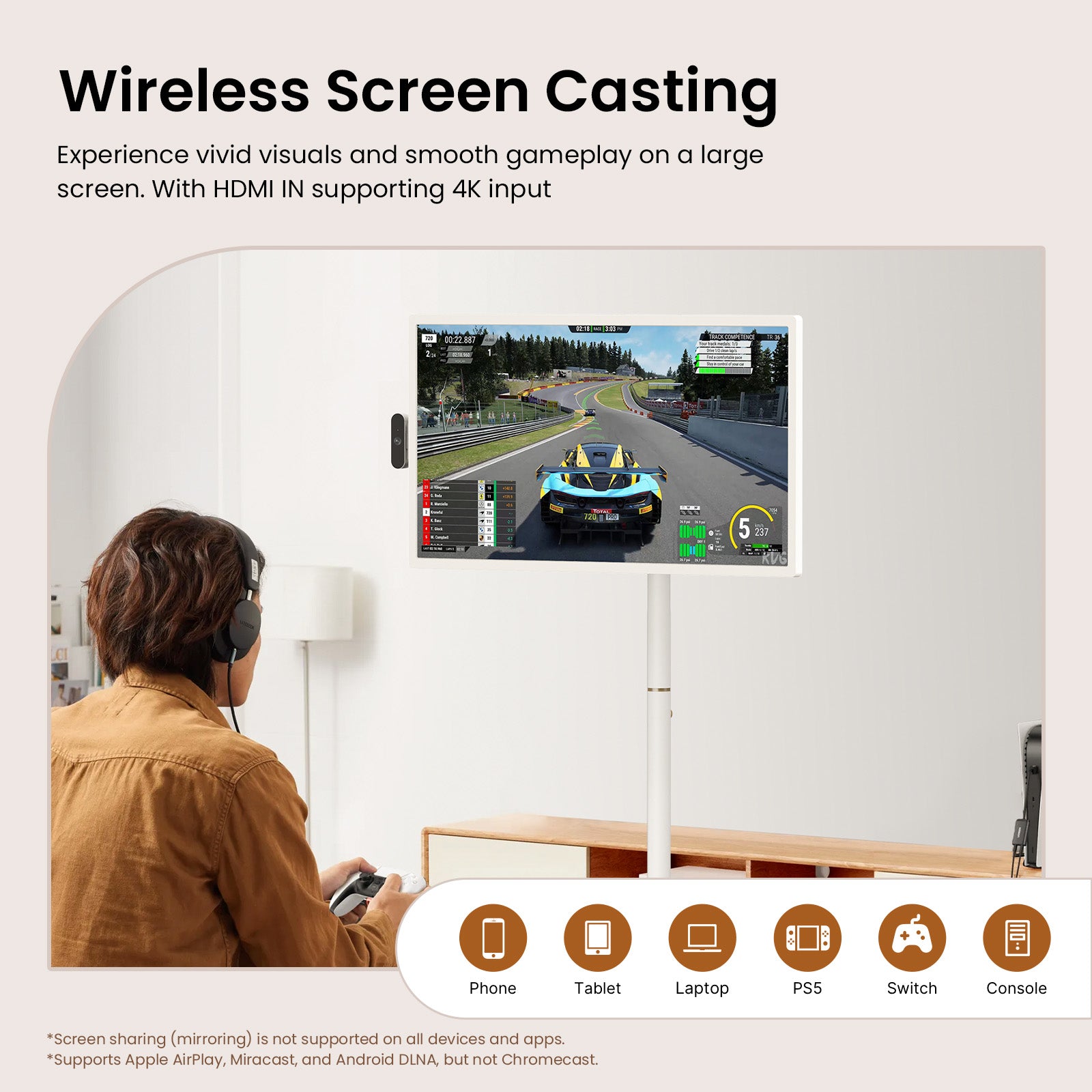 24 inch 32 inch Portable Smart TV