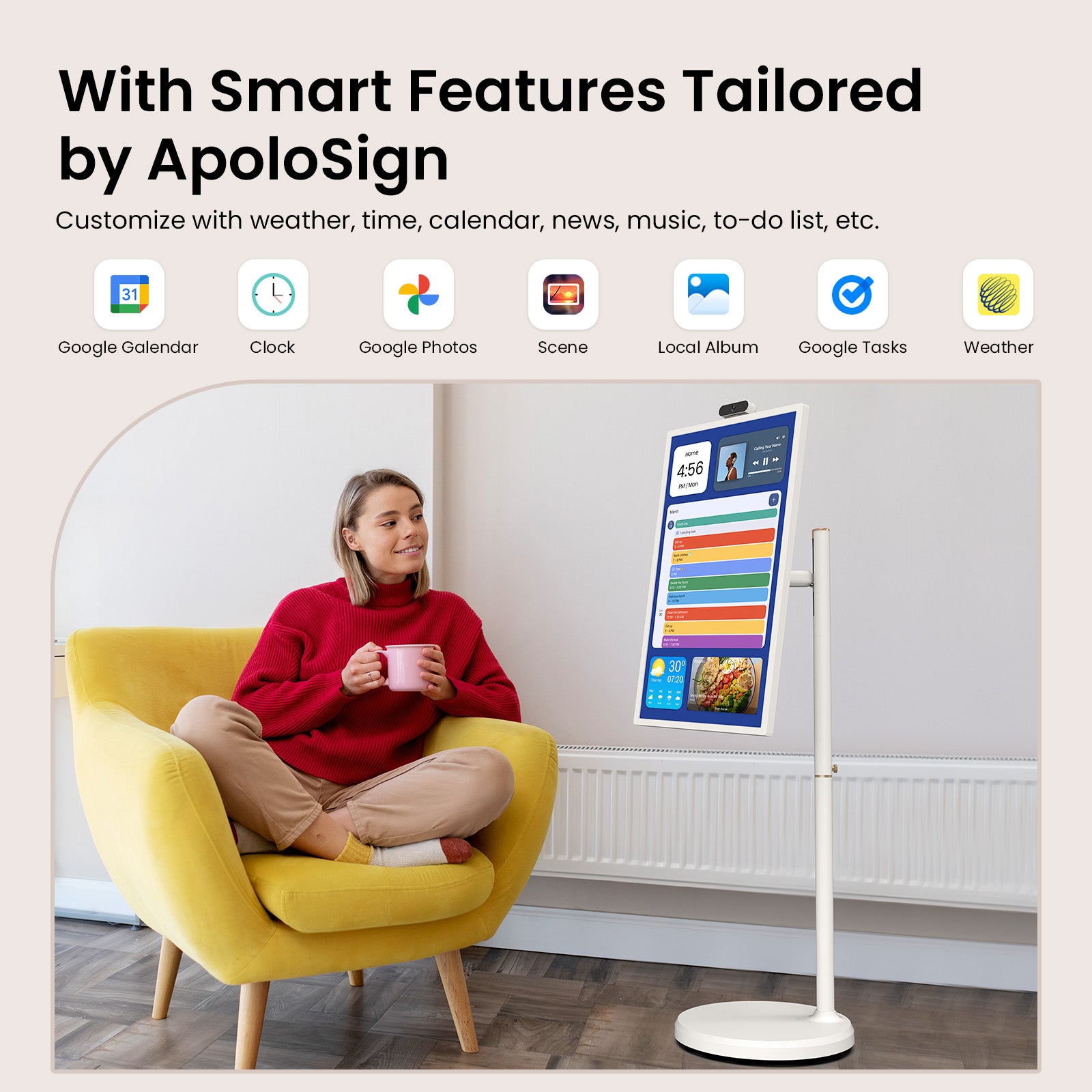 24 inch 32 inch Portable Smart TV