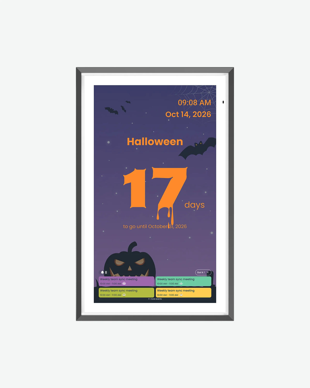 Apolosign 21.5" Digital Calendar