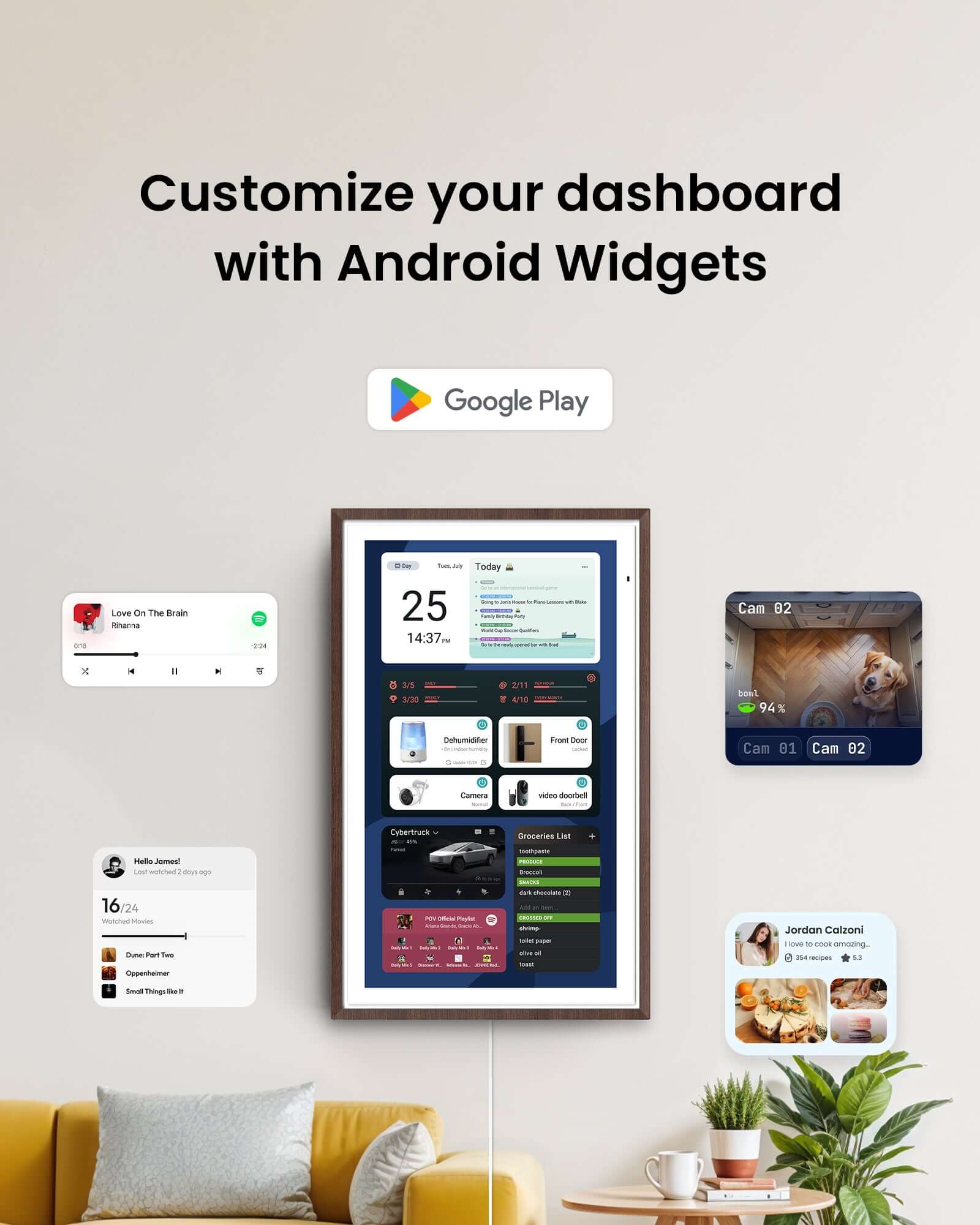 Apolosign 27" 4K Digital Calendar