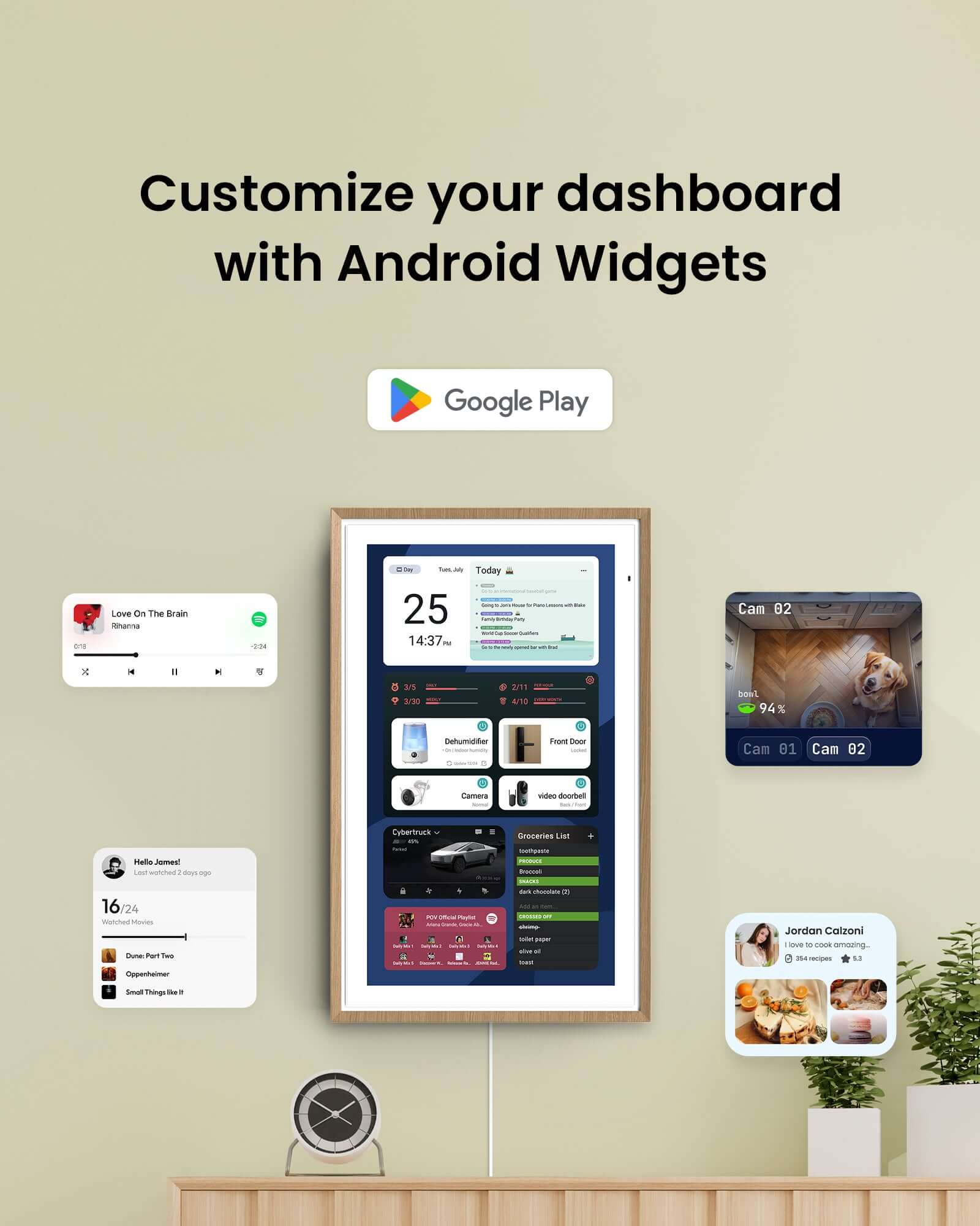 Apolosign 27" Digital Calendar
