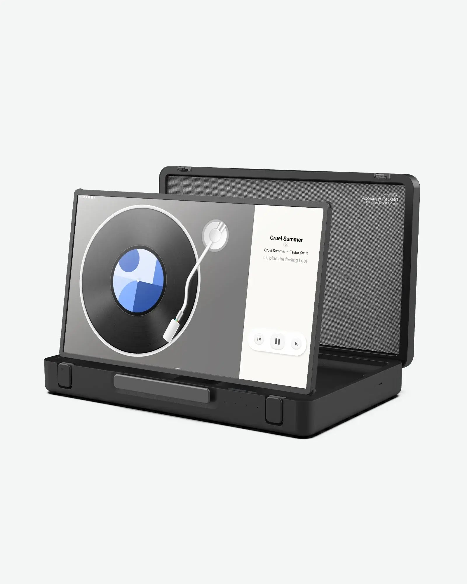 Apolosign PackGo 27" Briefcase Design Smart Portable TV Stanbyme Go for camping and Tailgate TV,