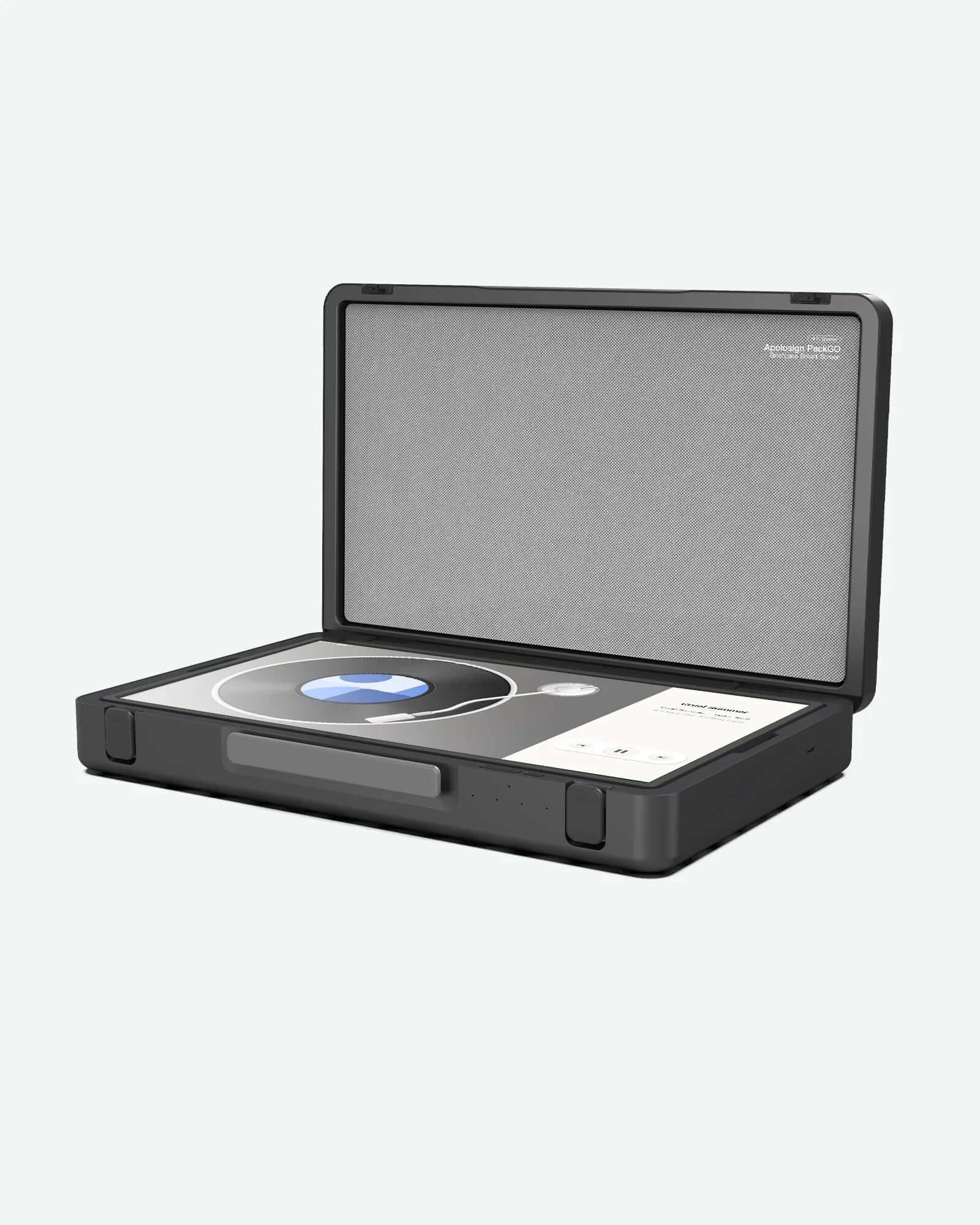 Apolosign PackGo 27" Briefcase Design Smart Portable TV Stanbyme Go for camping and Tailgate TV,