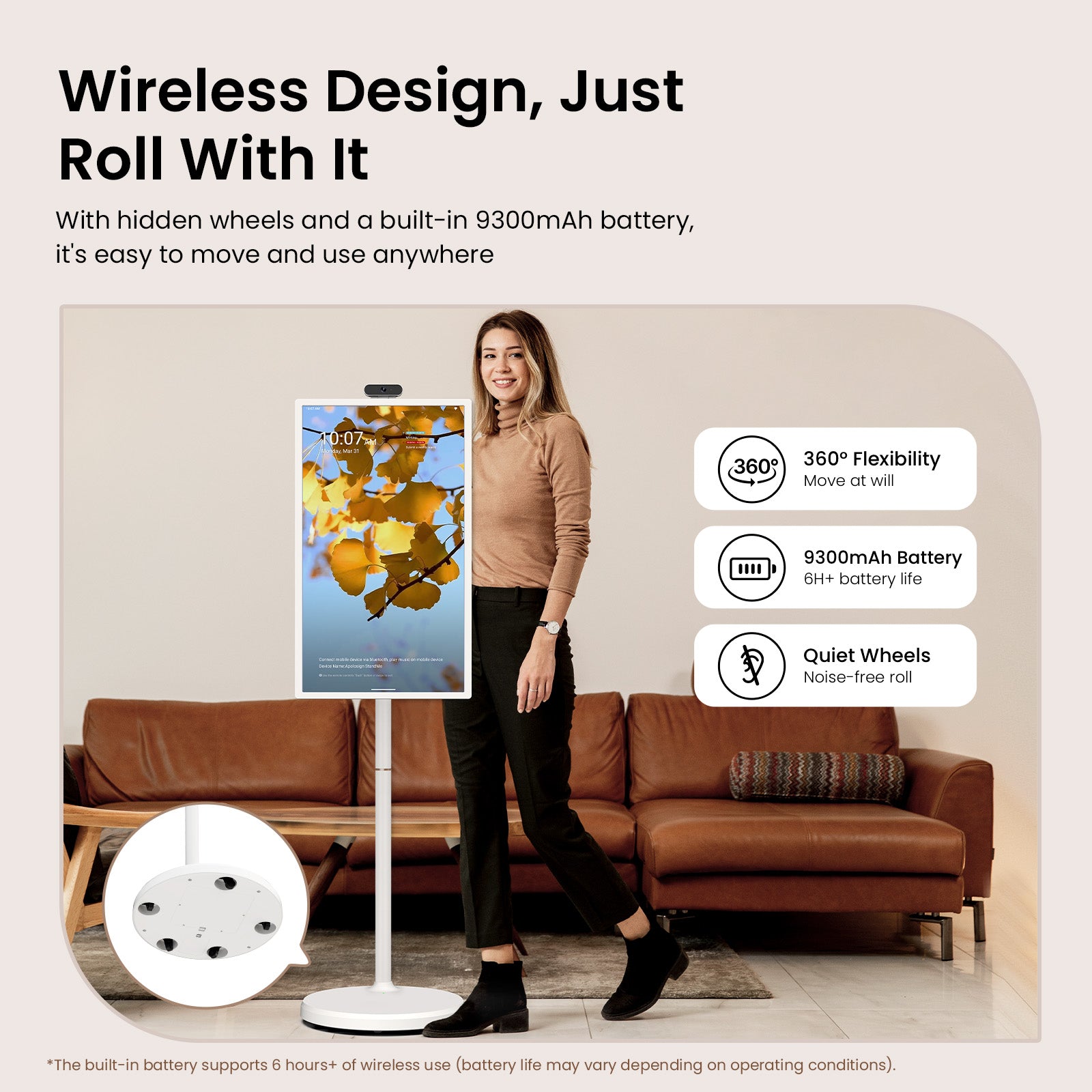 24 inch 32 inch Portable Smart TV