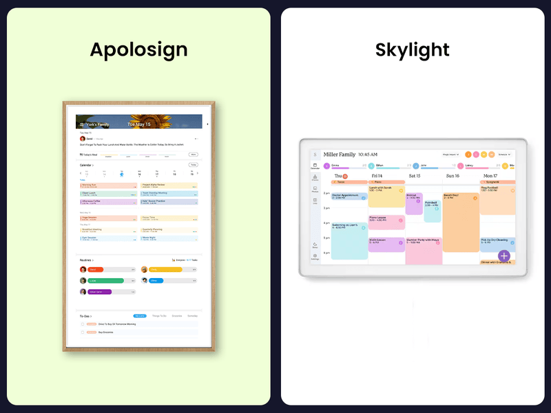 Skylight vs Apolosign: Is There a Better Alternative to Skylight Calendar in 2026?