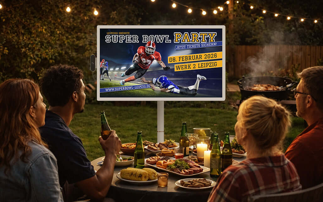 Watch Super Bowl 2026 Anywhere with Apolosign Portable TV