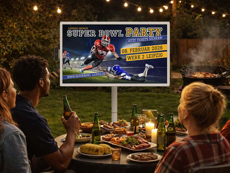 Watch Super Bowl 2026 Anywhere with Apolosign Portable TV