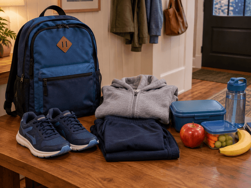 Night-Before Backpack and Gear Prep: Building an Evening Staging Routine That Saves Your Mornings
