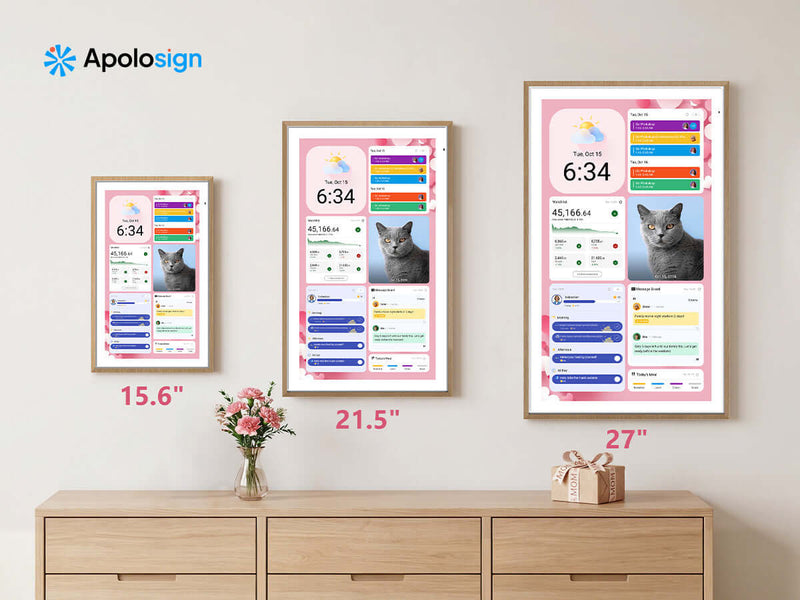 How Do You Maximize Space and Aesthetics with a Wall Calendar Digital Solution?