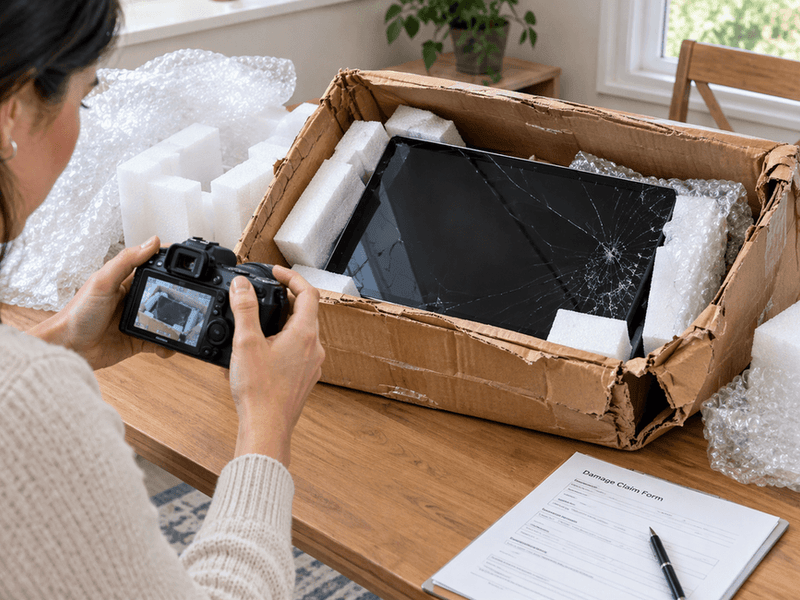 What to Do If a Smart Screen Arrives Damaged in Shipping