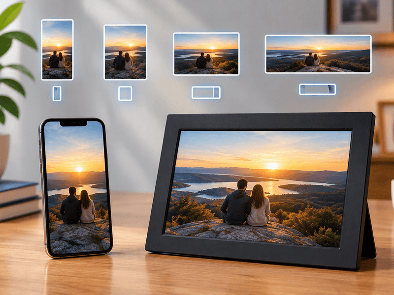 Best Aspect Ratio for Digital Picture Frame Phone Photos: What to Compare