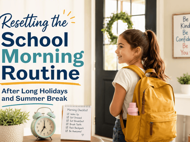 Resetting the School Morning Routine After Long Holidays and Summer Break
