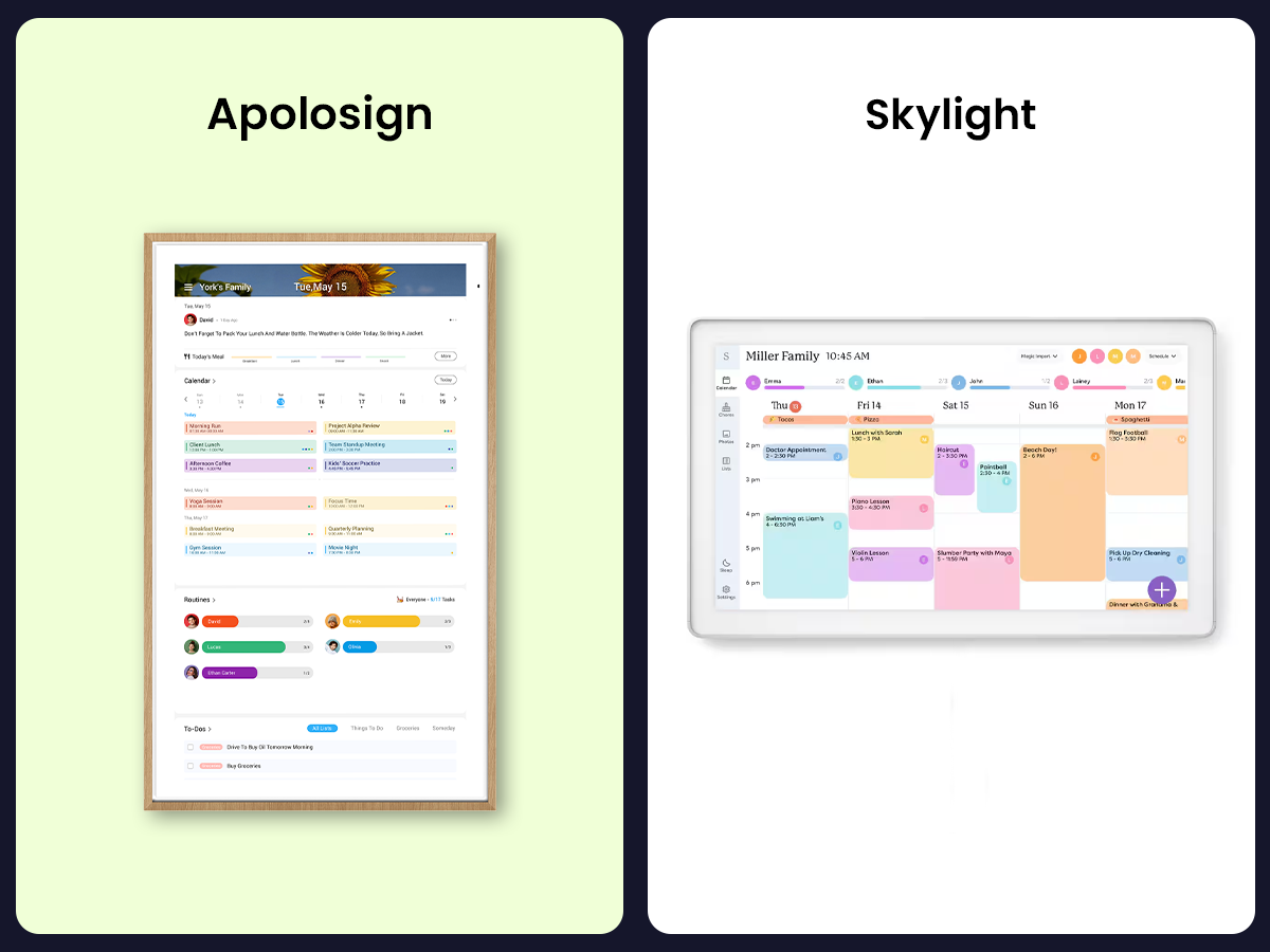 Skylight vs Apolosign: Is There a Better Alternative to Skylight Calendar in 2026?
