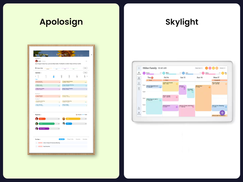 Skylight vs Apolosign: Is There a Better Alternative to Skylight Calendar in 2026?