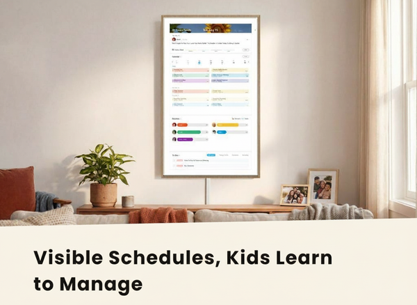 Digital Wall Calendar vs. Phone Calendar: What’s Best for Kids’ Time Management?