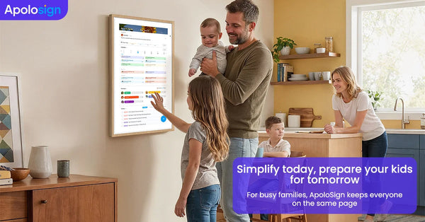 Spring Home Upgrade: How Digital Wall Calendars Help Families Stay Organized
