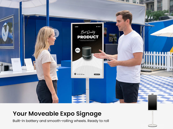 How Apolosign Portable TVs Make Your Trade Show Booth Stand Out