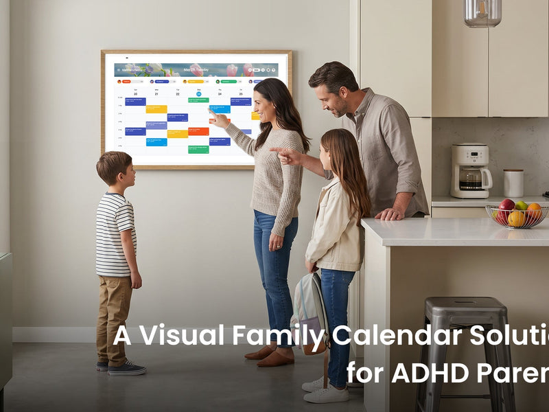 When Time Feels Invisible: Best Visual Family Calendar for ADHD Parents