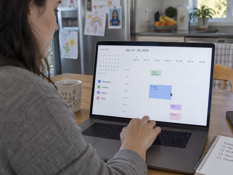 How to Show Flexible Plans on a Family Calendar Without Making Them Look Fixed