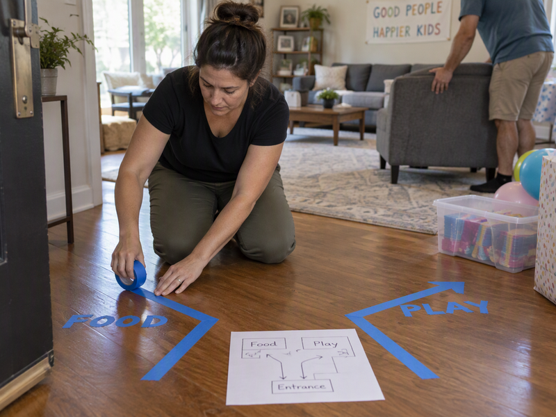 How to Host a Kids’ Birthday Party in a Small Living Room Without Bottlenecks