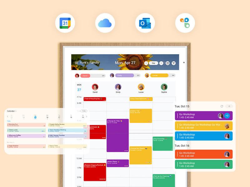 How Can You Keep Everyone in Sync with a Centralized Family Calendar Display?