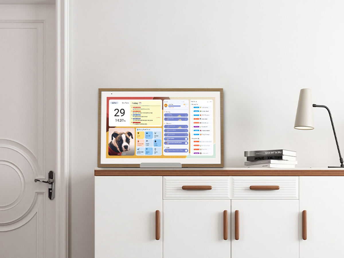 A digital calendar displayed on a modern screen, helping organize tasks and streamline daily routines.