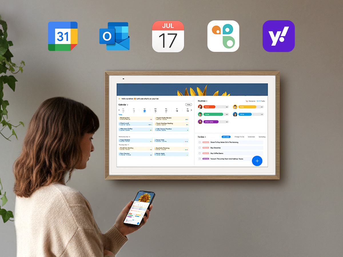 How to Sync Your iCloud, Google and Outlook Calendars to a Wall Display?