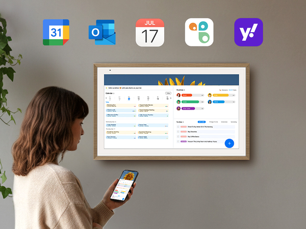 How to Sync Your iCloud, Google and Outlook Calendars to a Wall Display?