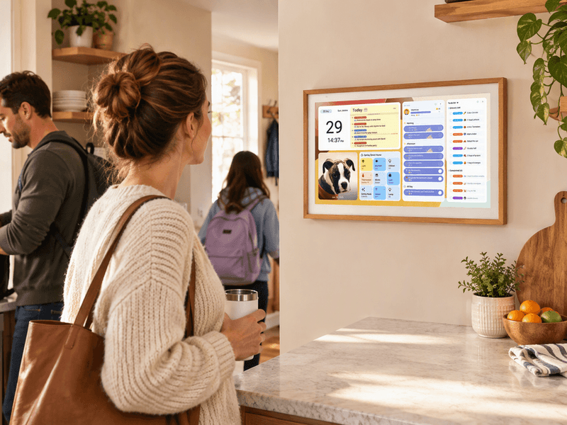 One Large Family Calendar or Multiple Screens: How to Choose