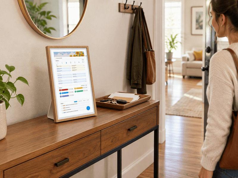 How to Build a Family Command Center in a Small Rental Apartment