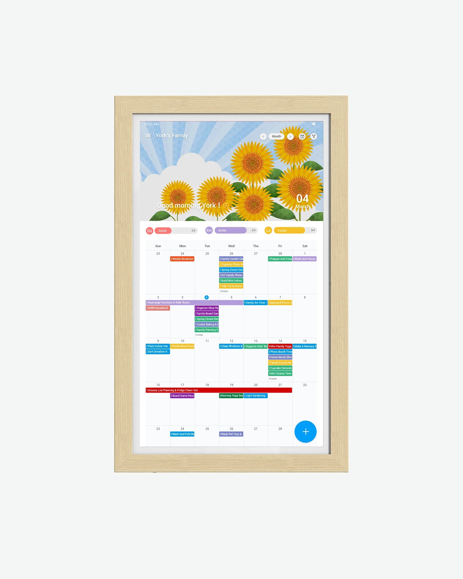 21.5" Digital Calendar