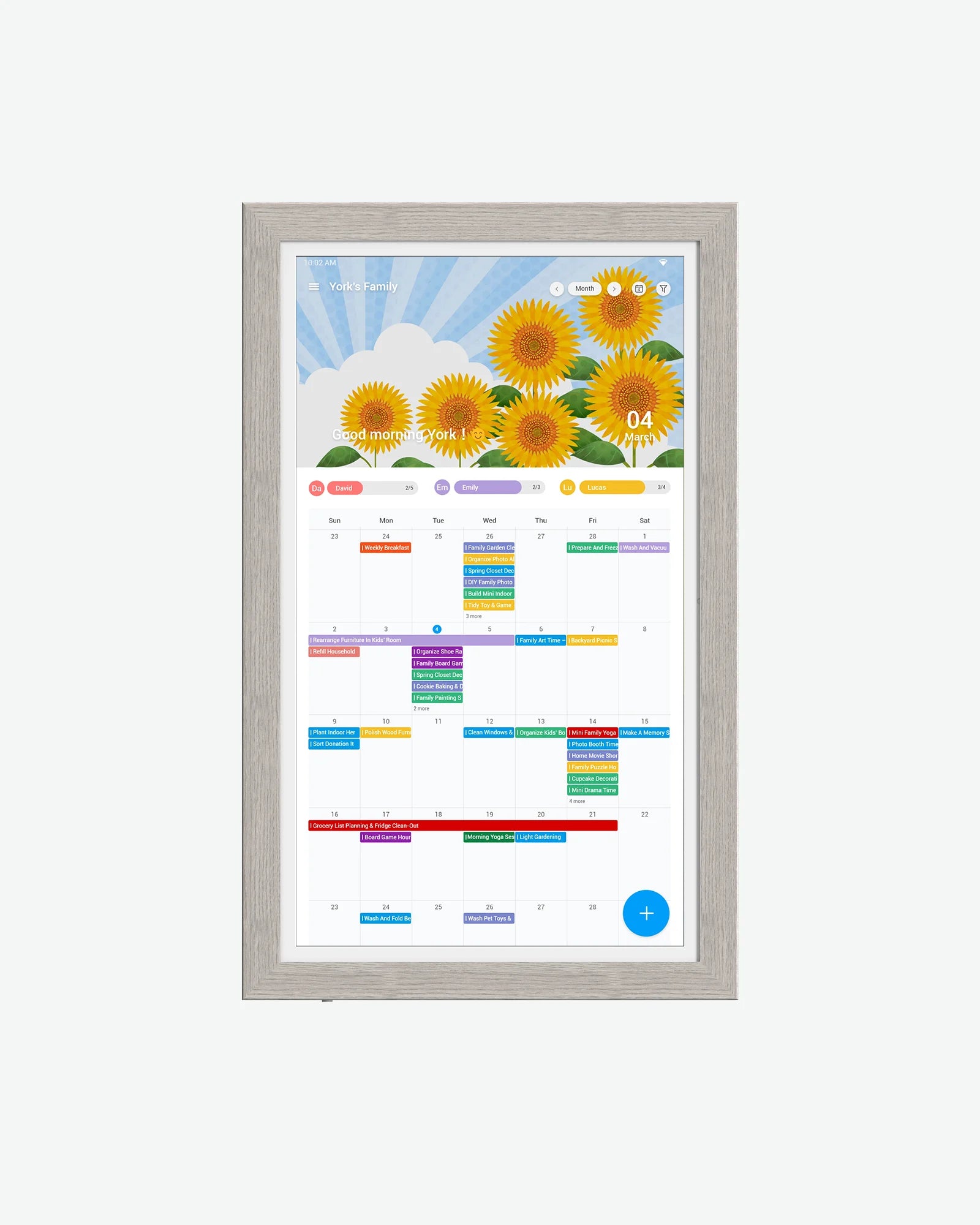 21.5" Digital Calendar