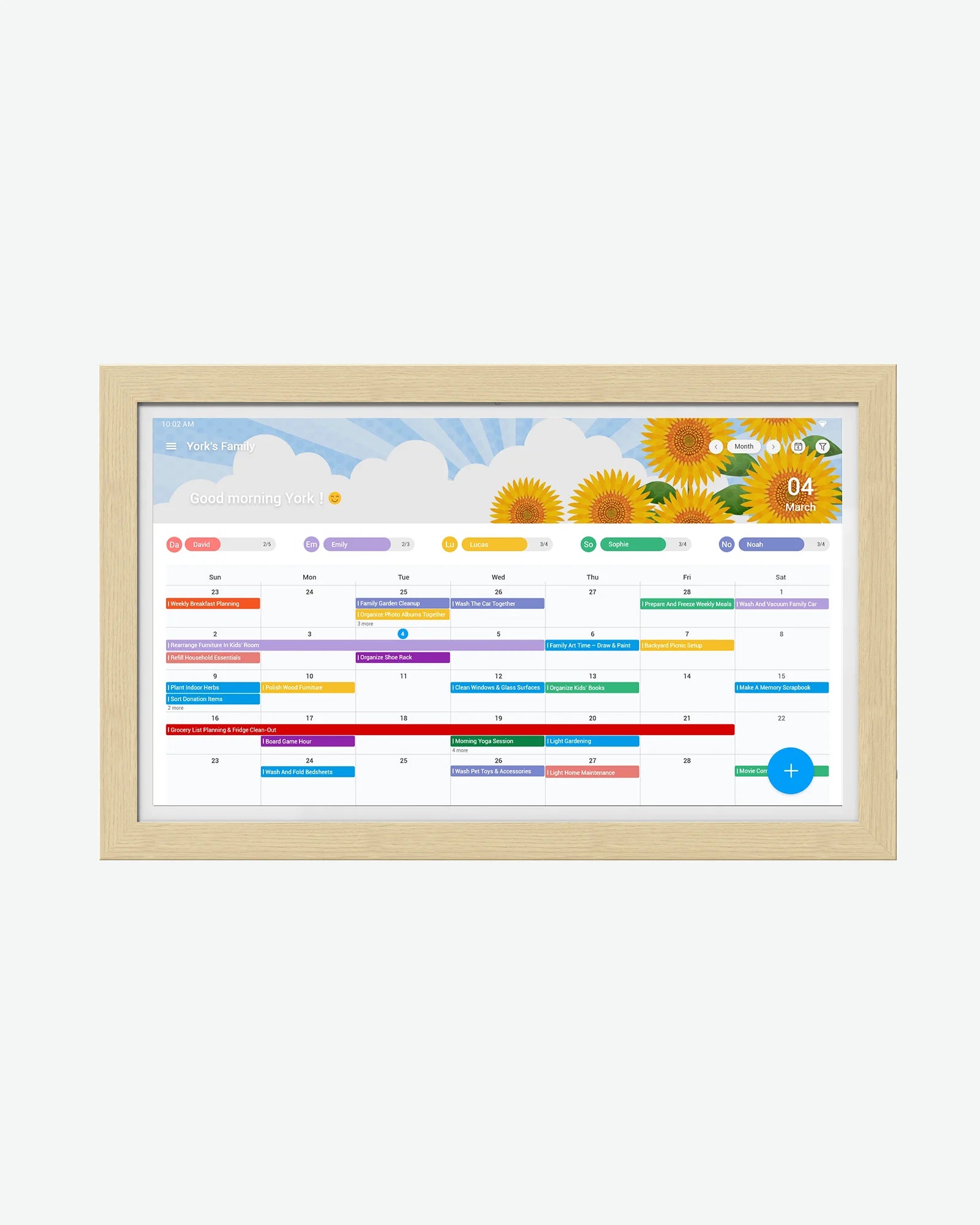 21.5" Digital Calendar