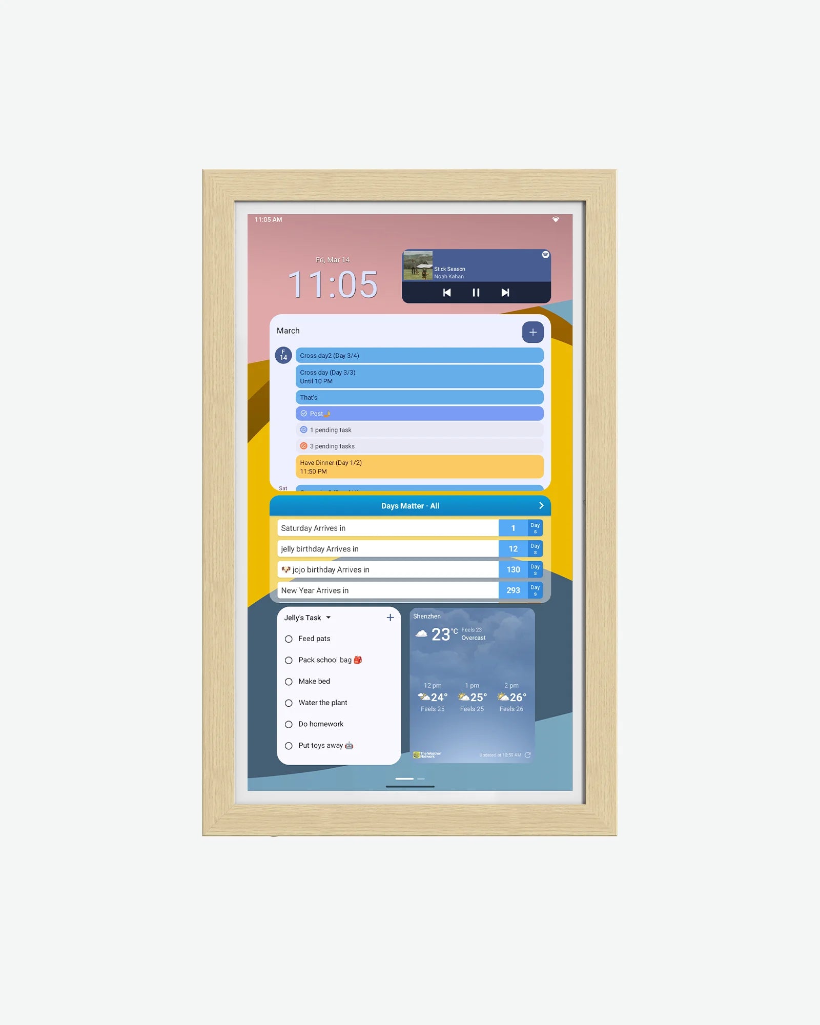 ApoloSign | Portable TV & Family Calendar & More