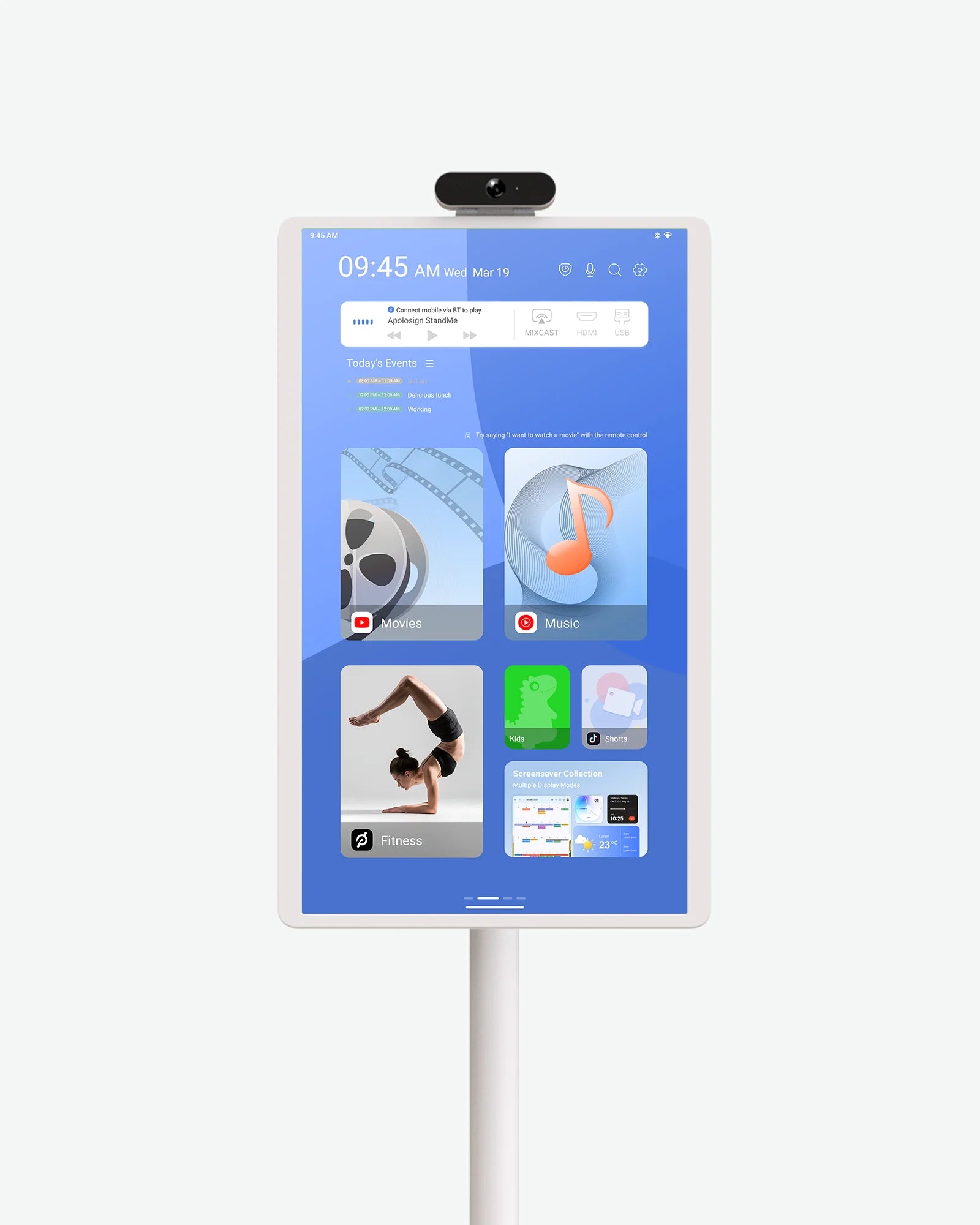 24" Portable Touch Screen Smart TV