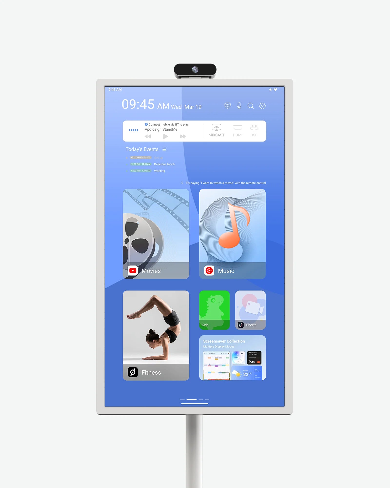 32" Portable Touch Screen Smart TV