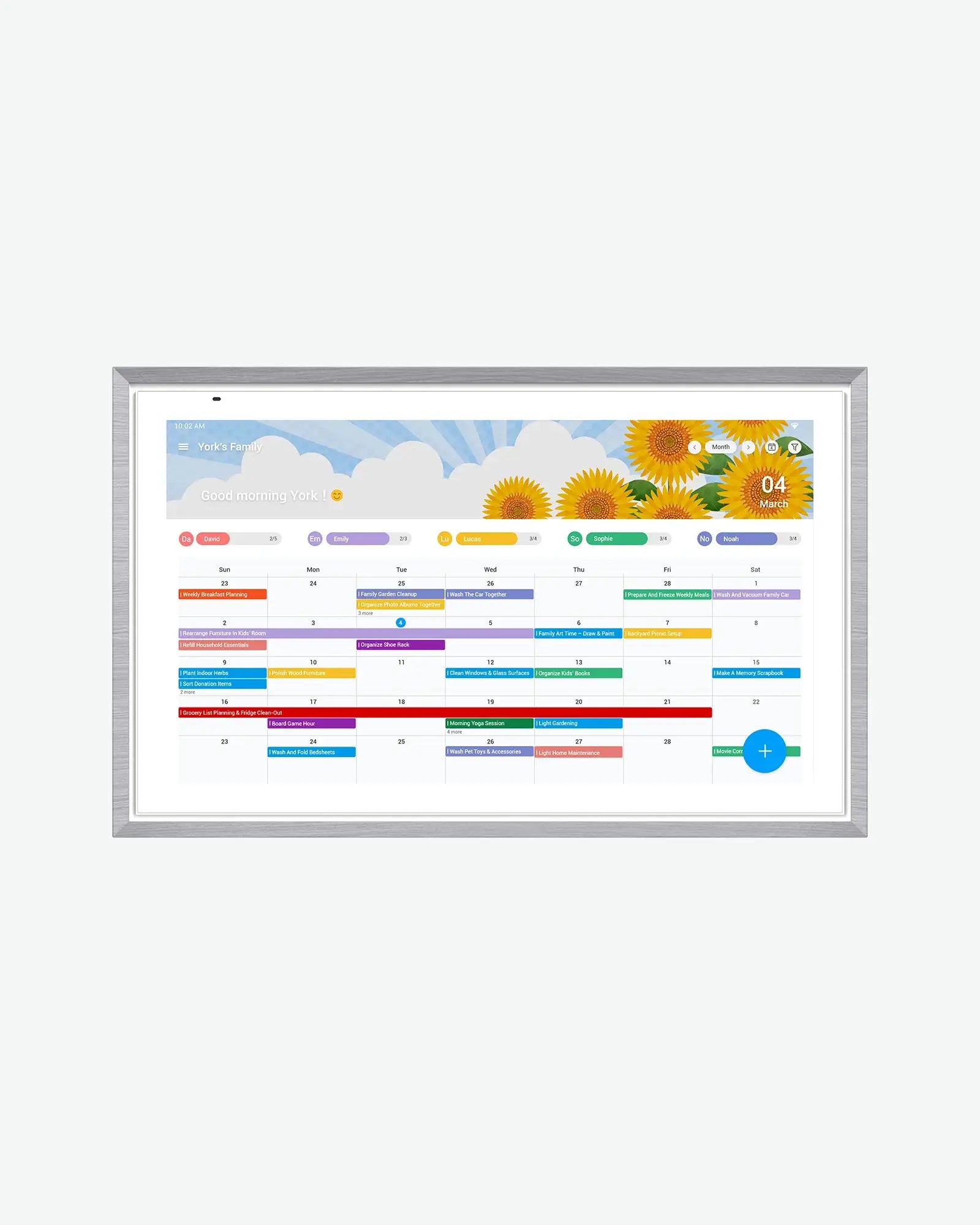 Apolosign 15.6" Digital Calendar, Dual Mode Smart Family Calendar