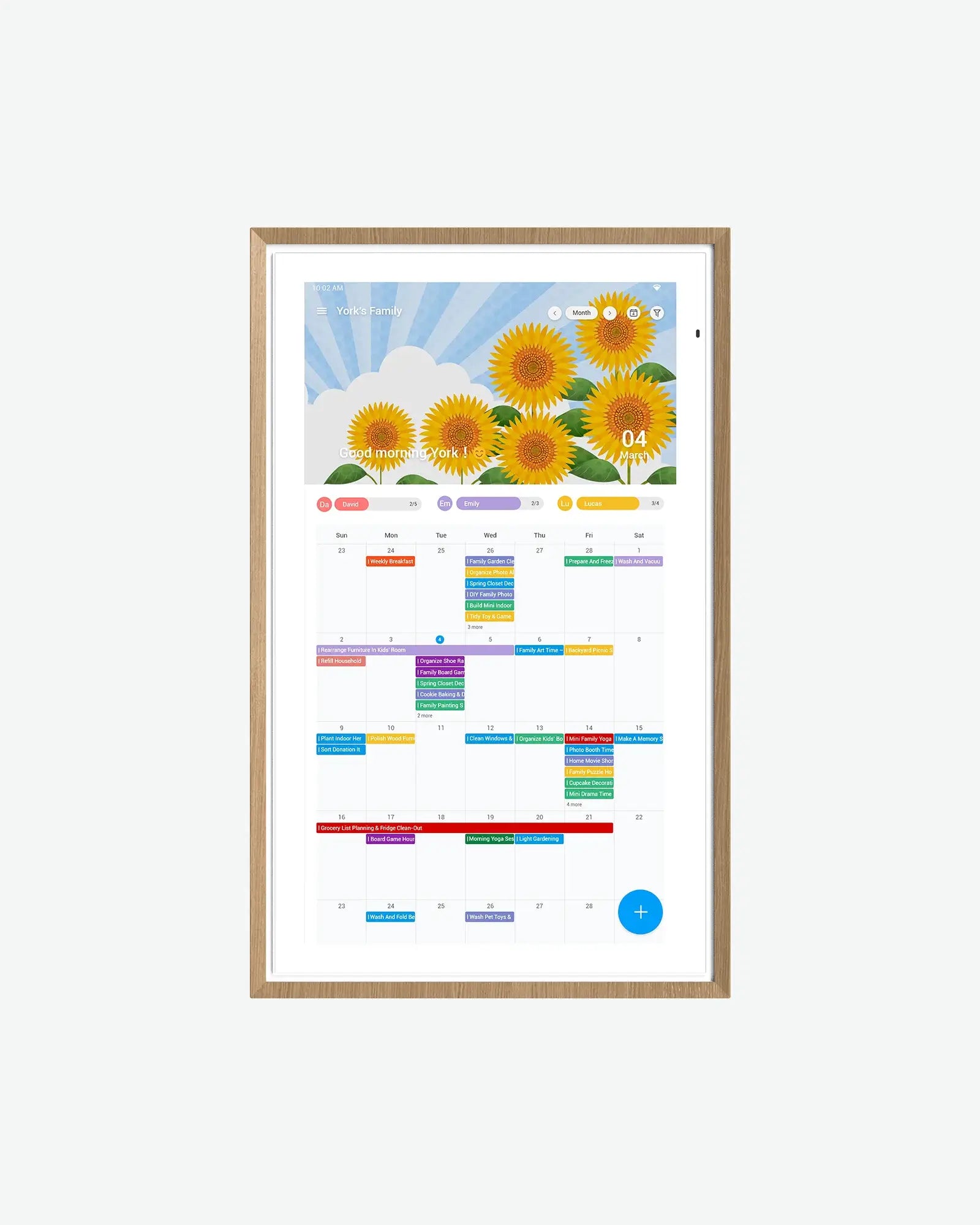 Apolosign 15.6" Digital Calendar, Dual Mode Smart Family Calendar