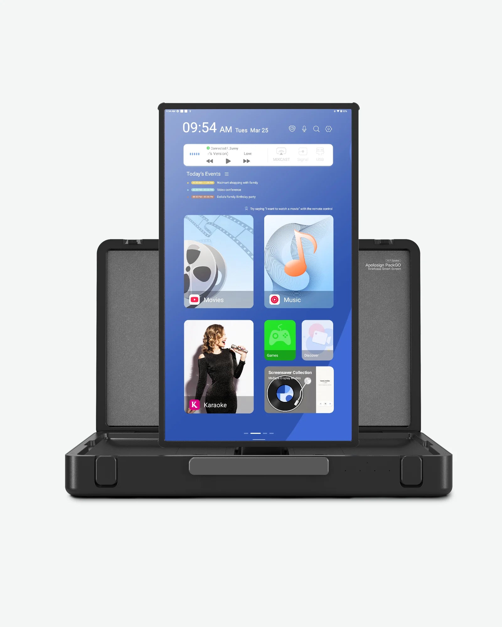 27" PackGo Briefcase Design Touch Screen TV