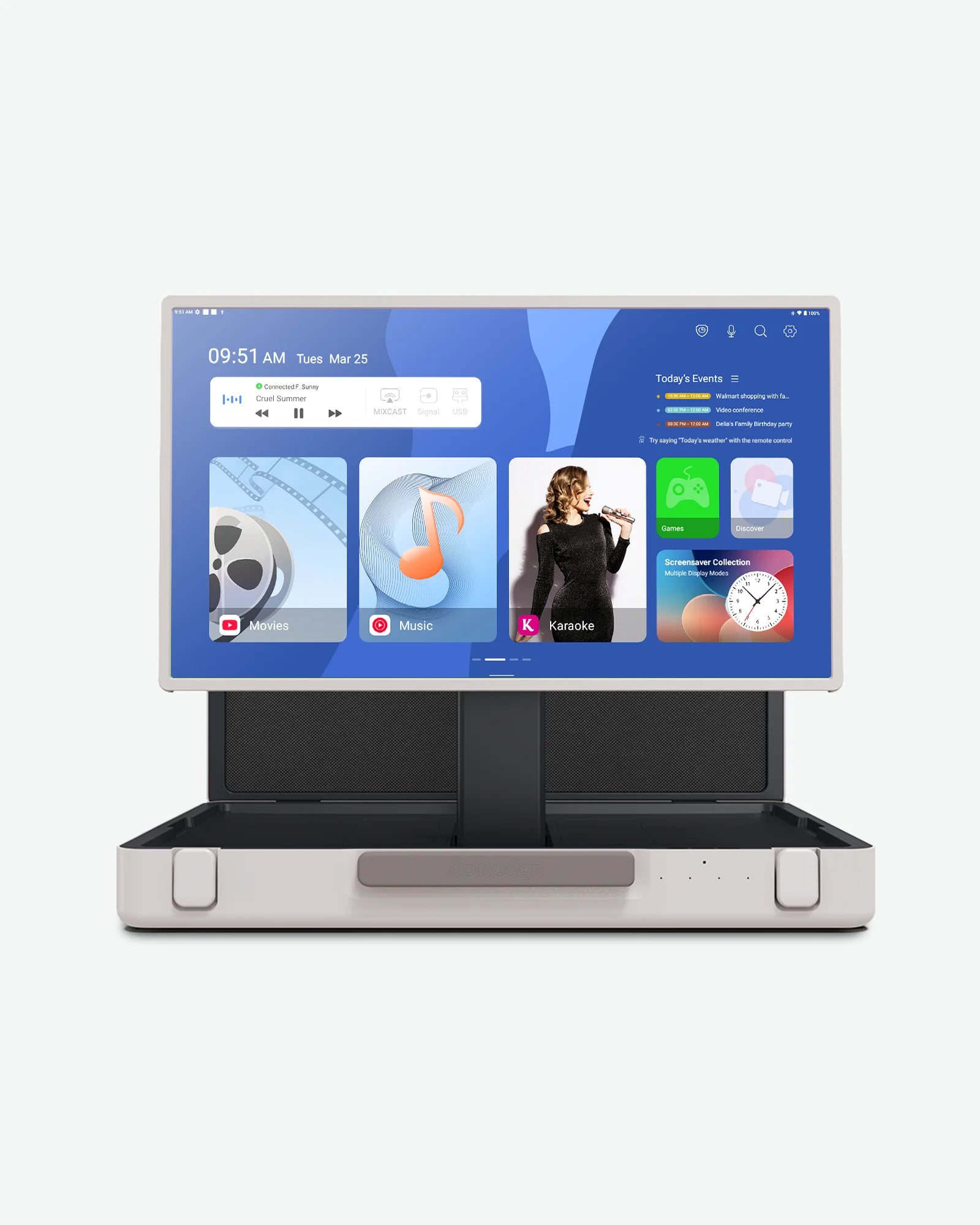 27" PackGo Briefcase Design Touch Screen TV