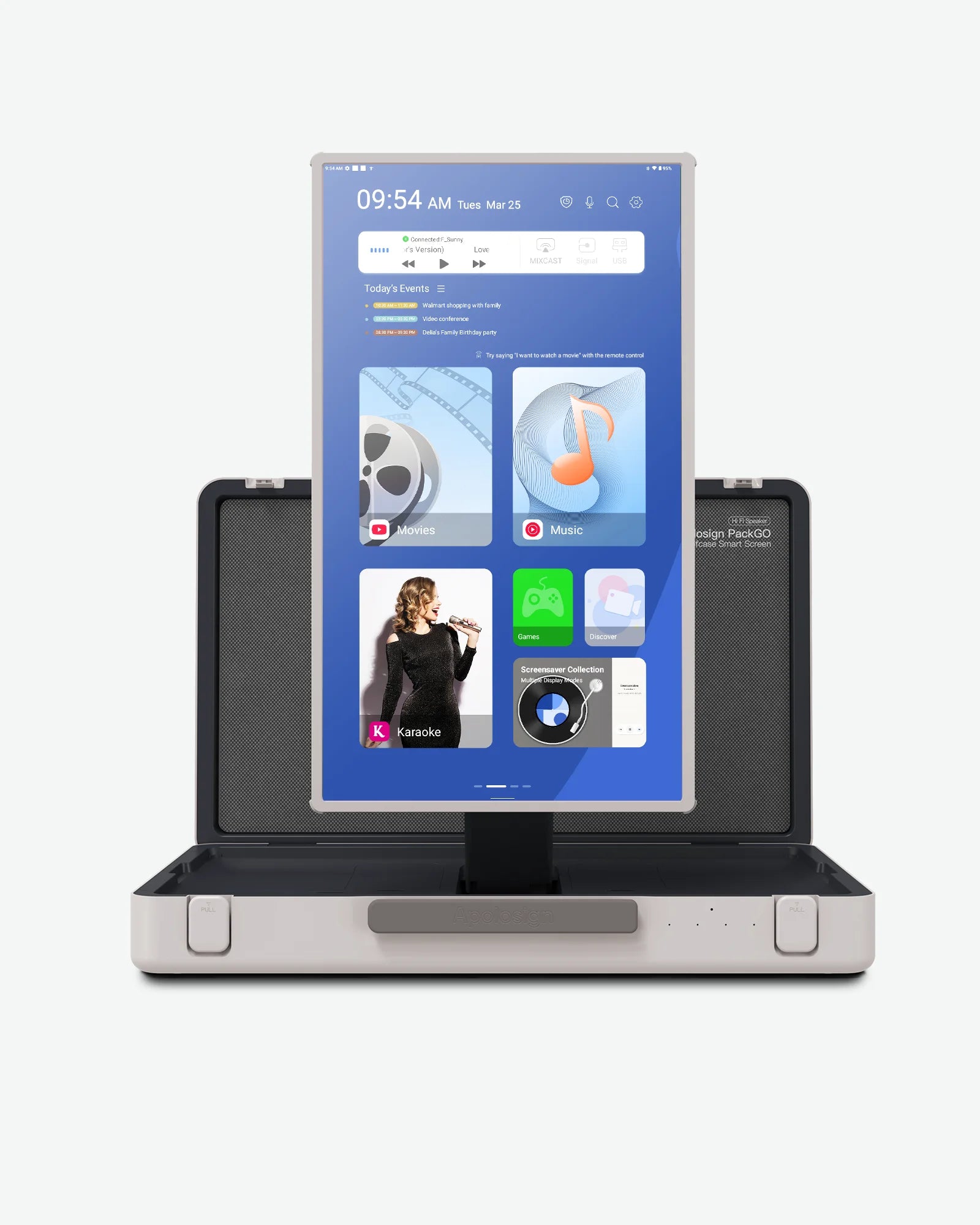 27" PackGo Briefcase Design Touch Screen TV