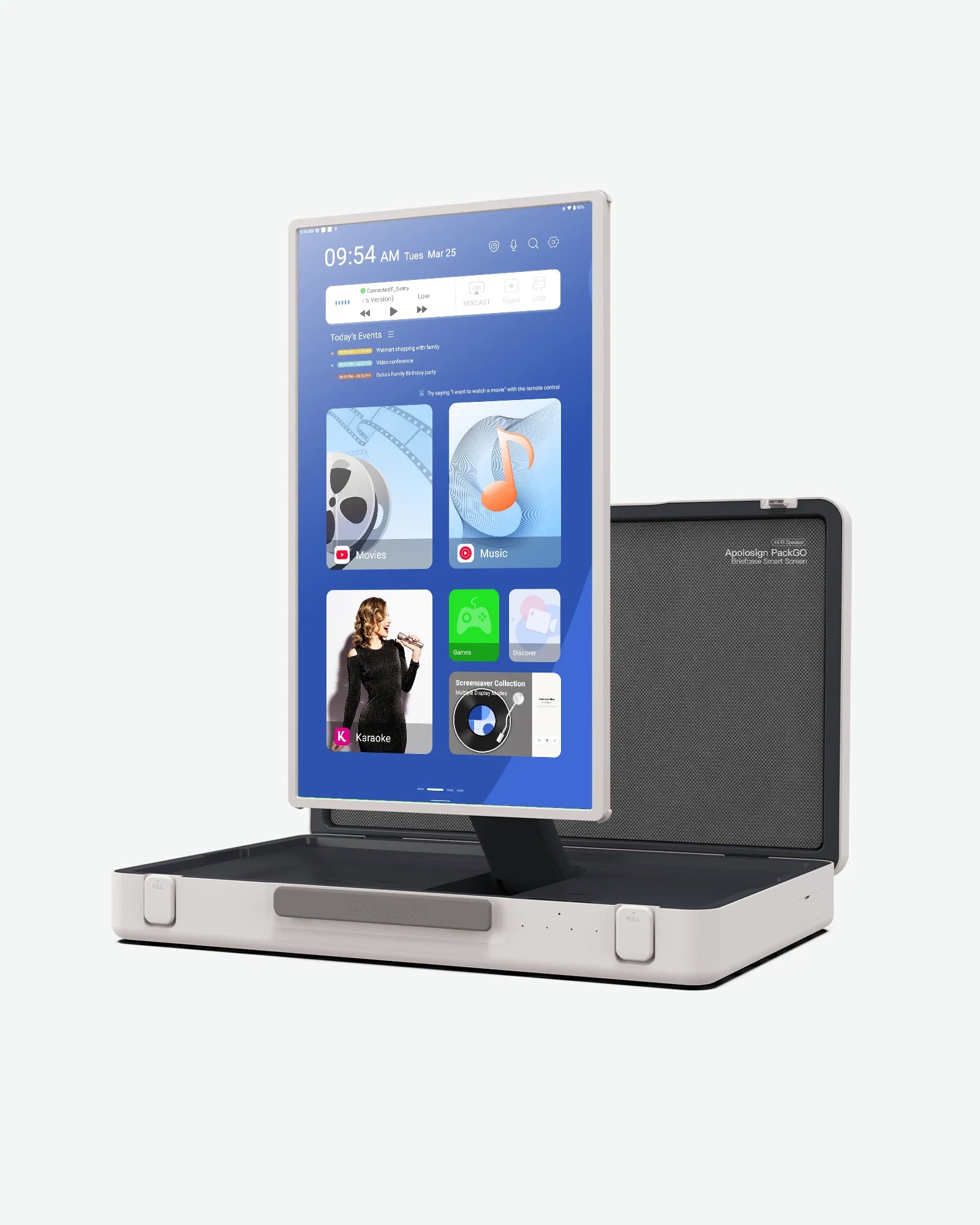 27" PackGo Briefcase Design Touch Screen TV