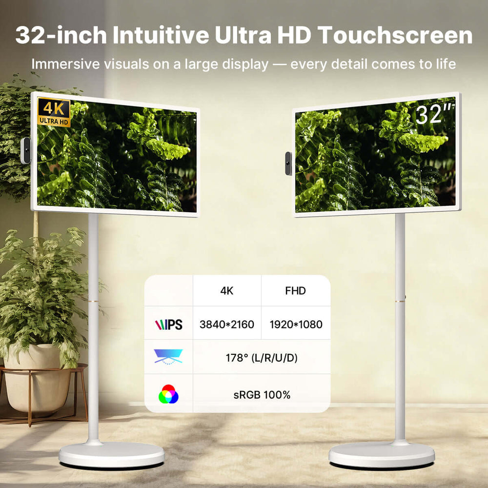 portable tv on wheels
