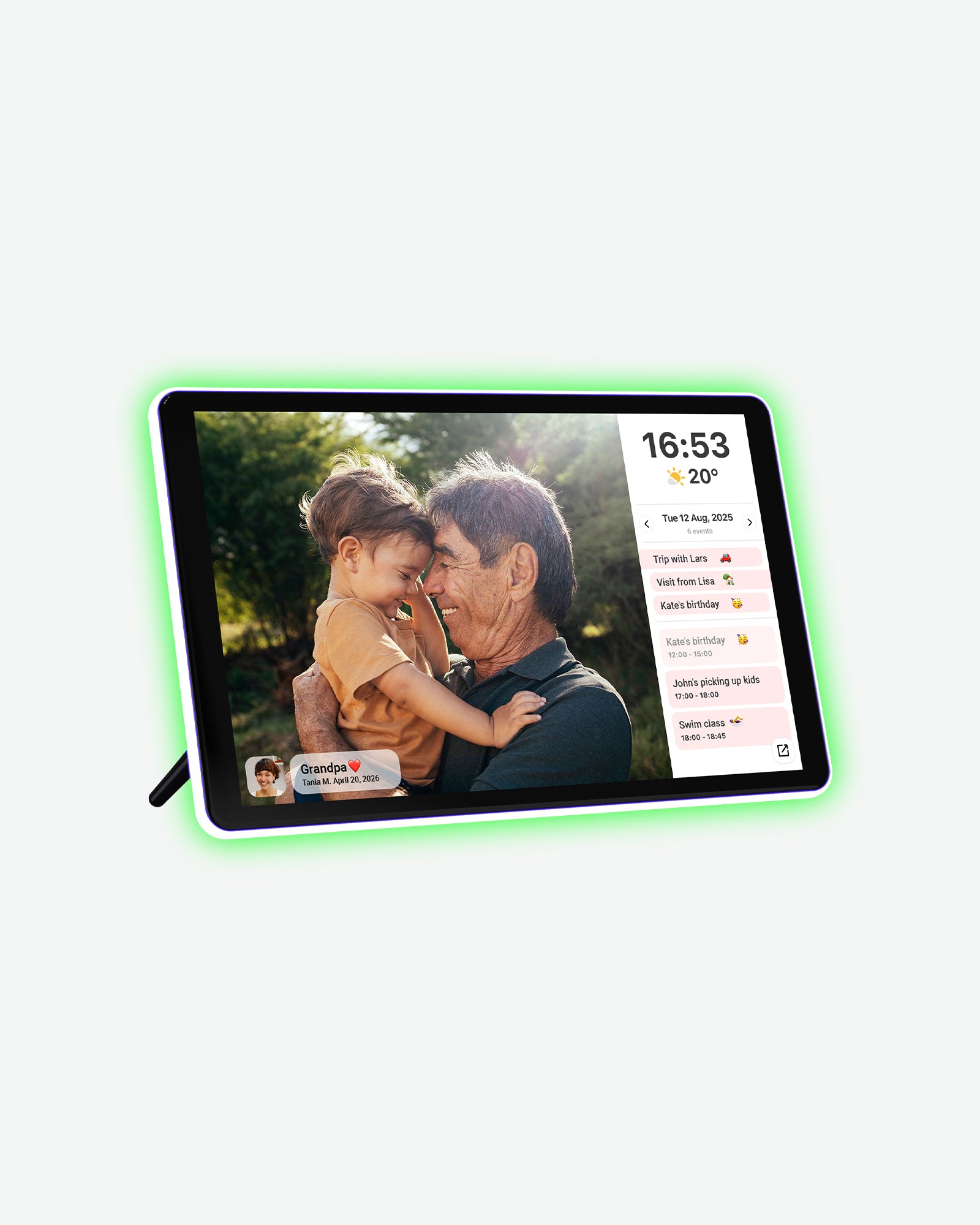 Apolosign 10.1" Neon Light Digital Photo Frame