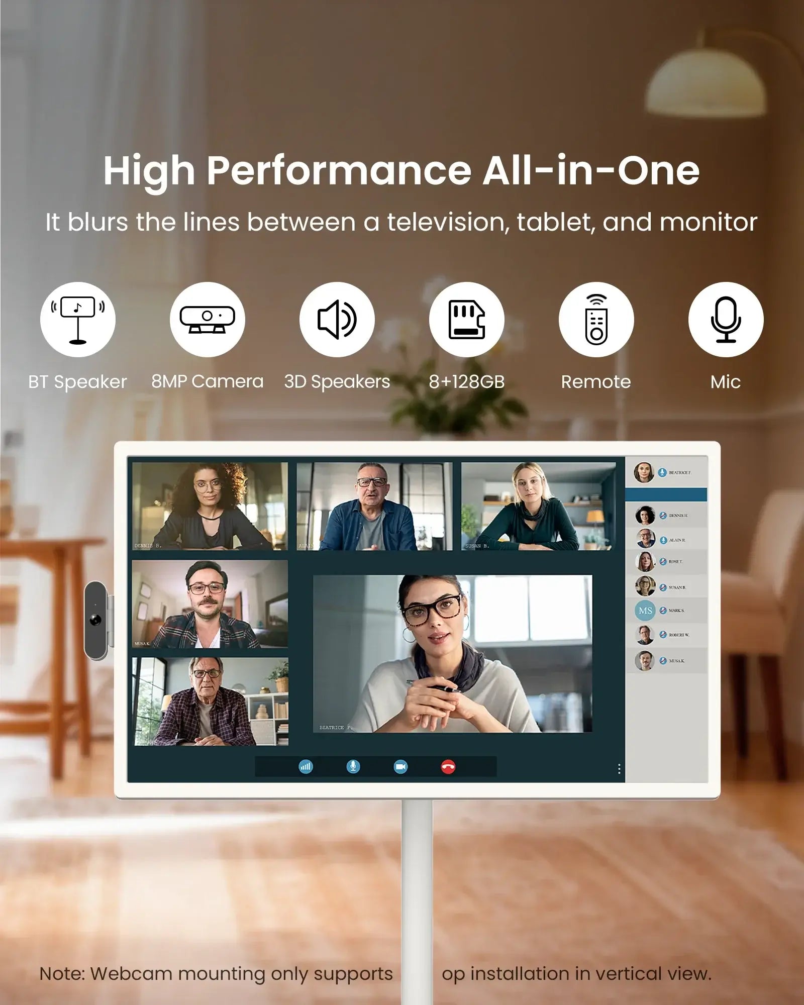 Apolosign 32" Smart Portable TV